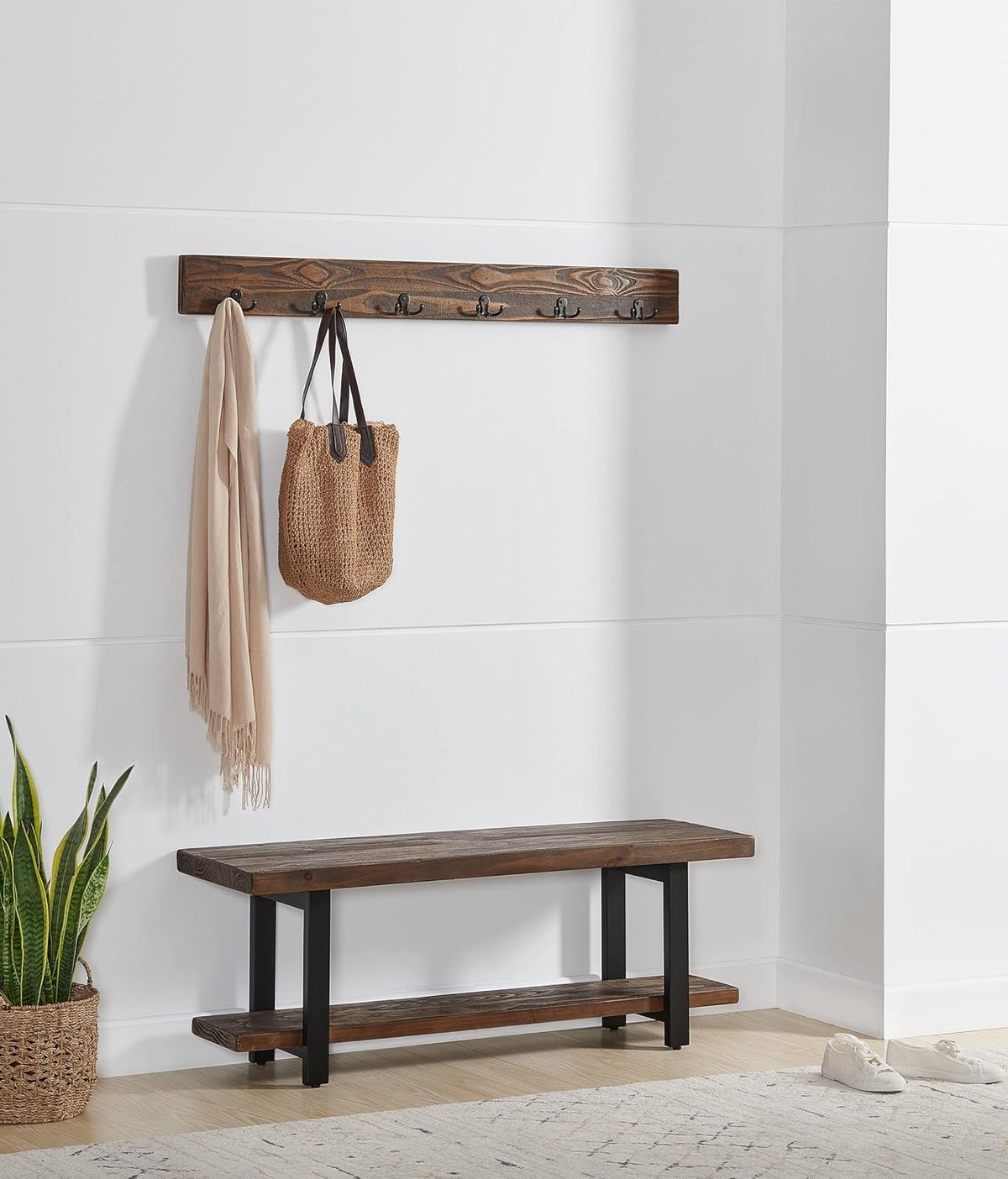 Crafting Clutter-Free Entries The Pomona 48-inch Bench in Modern Design