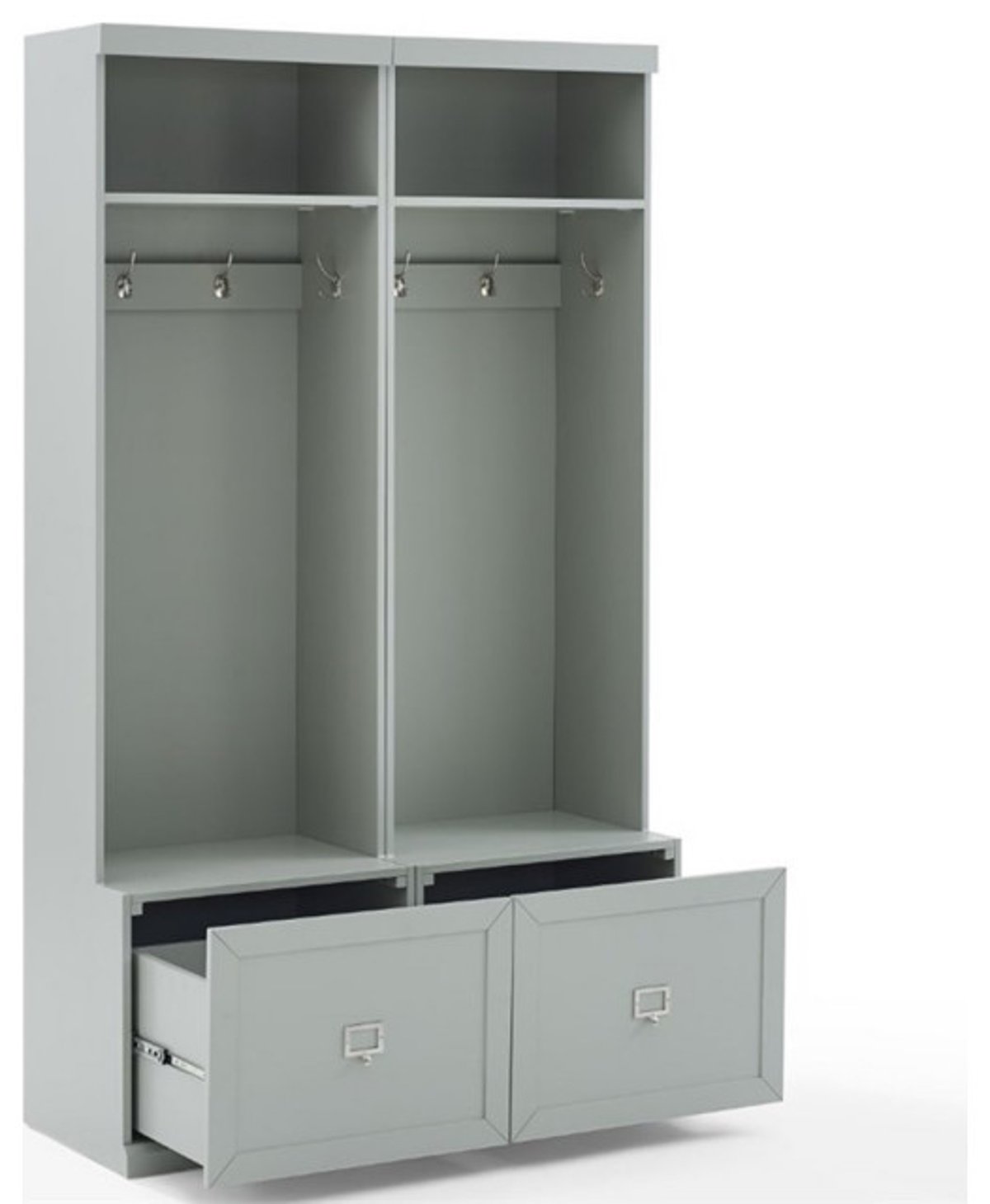 Maximizing Entryway Potential with the Bowery Hill Distressed Gray Hall Tree