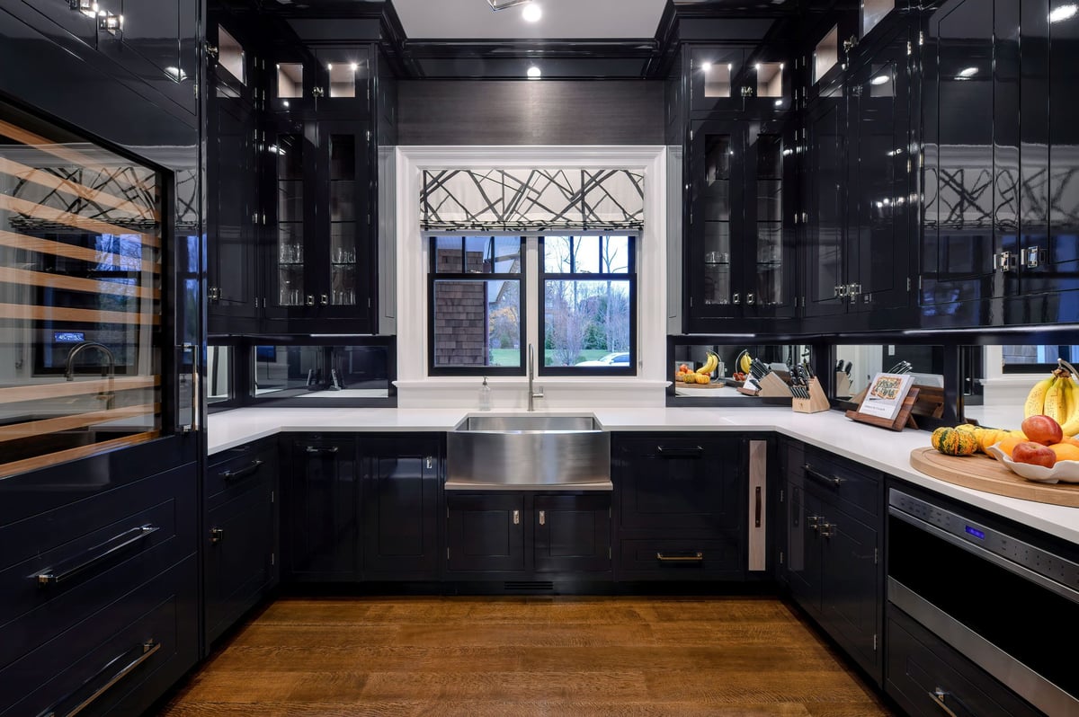 Mastering the Dark Palette Insights into Styling Black Ceara Cabinetry