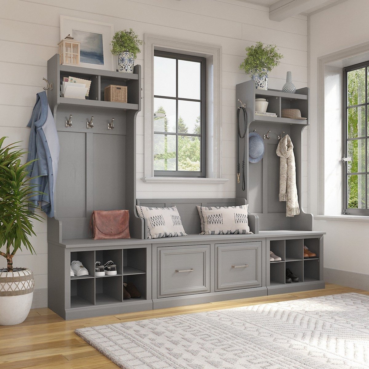 Beyond the Basics Exploring Features of Woodland Entryway Storage Sets