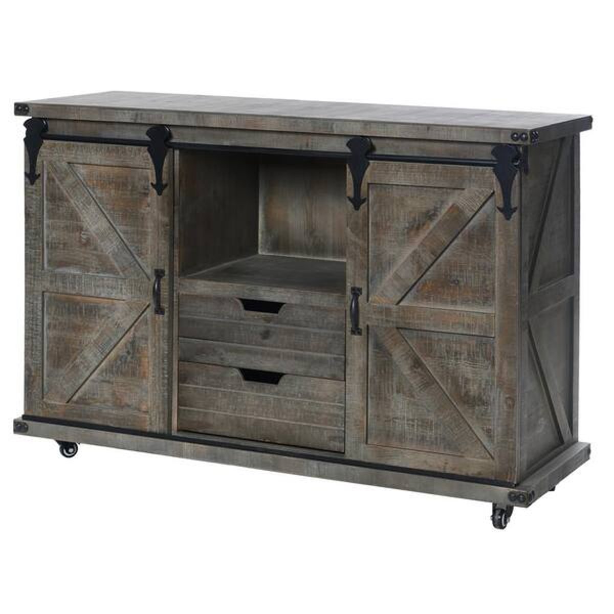 Maximizing Storage and Style The Versatility of the Presley Natural Brown Cabinet