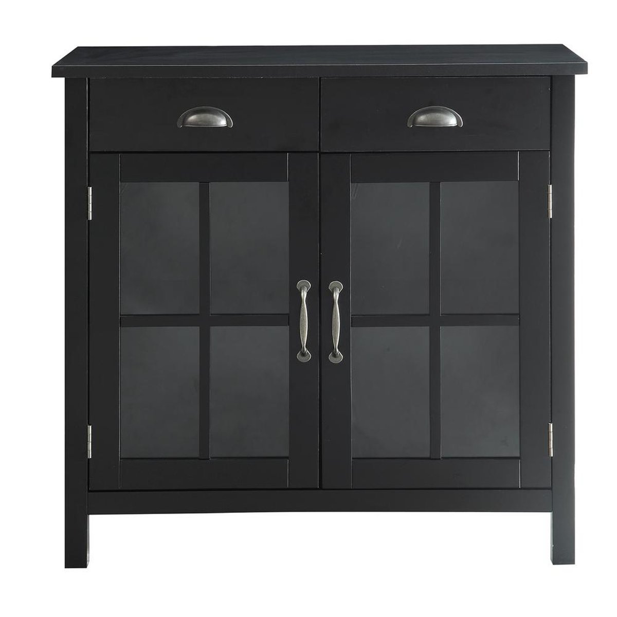 Understanding the Versatility of Black 2-Door Accent Cabinets