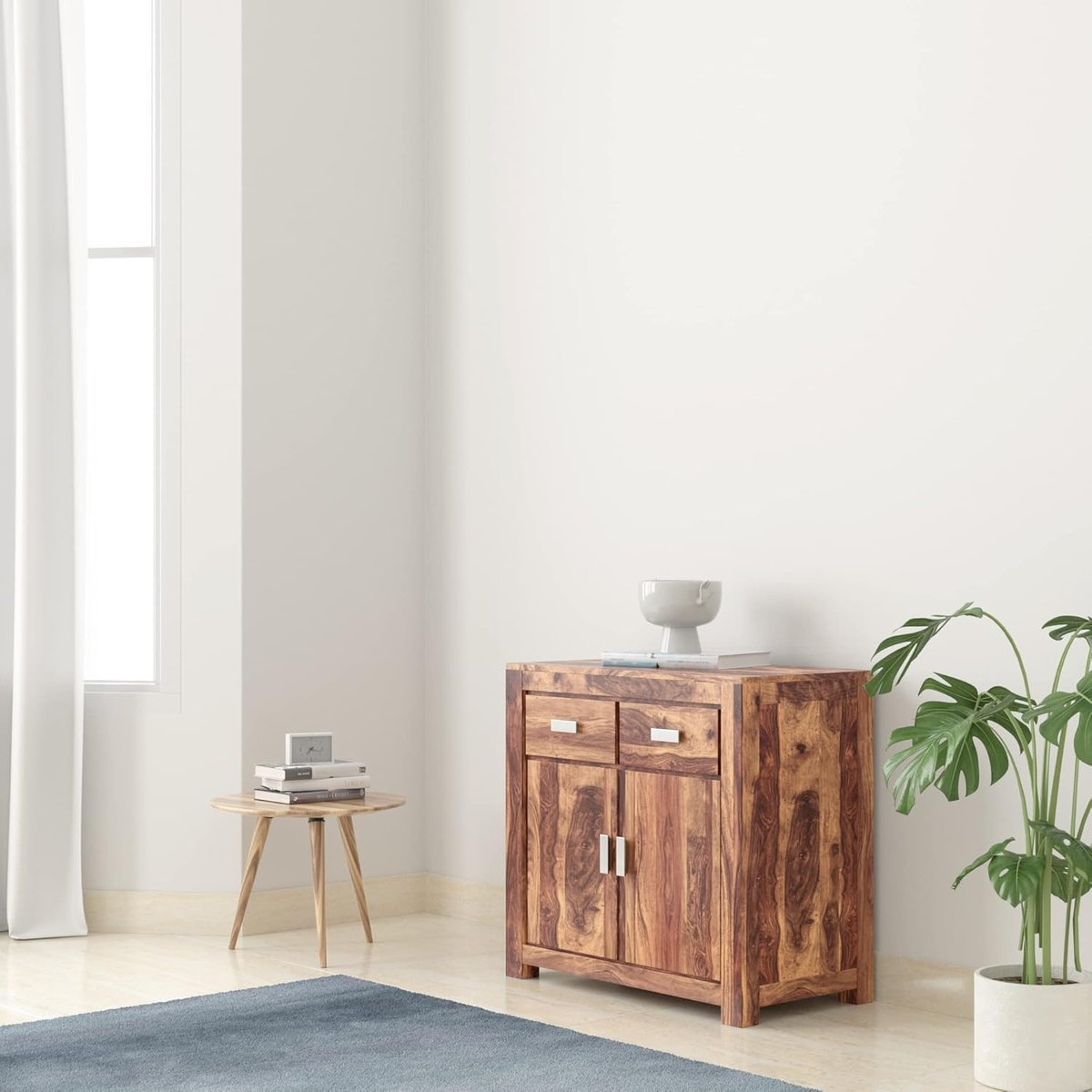 Discovering the Enduring Charm of Solid Sheesham Wood Side Cabinets