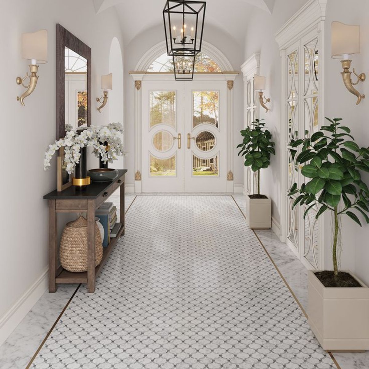 Timeless Elegance How Carrara Arabesque Tiles Transform Spaces