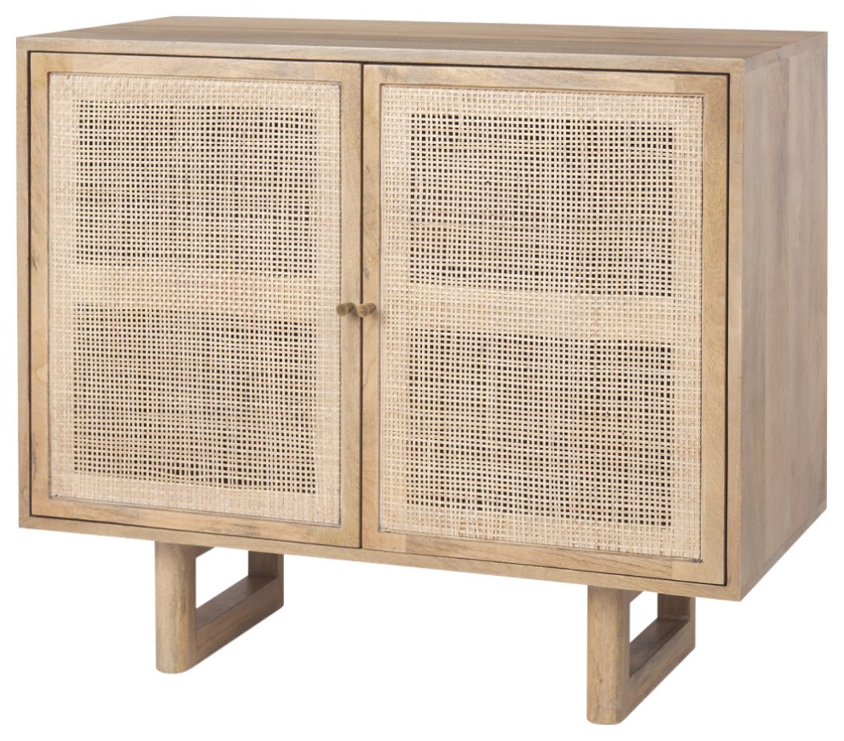 The Enduring Appeal of Solid Wood and Cane Accent Cabinets Like the Grier