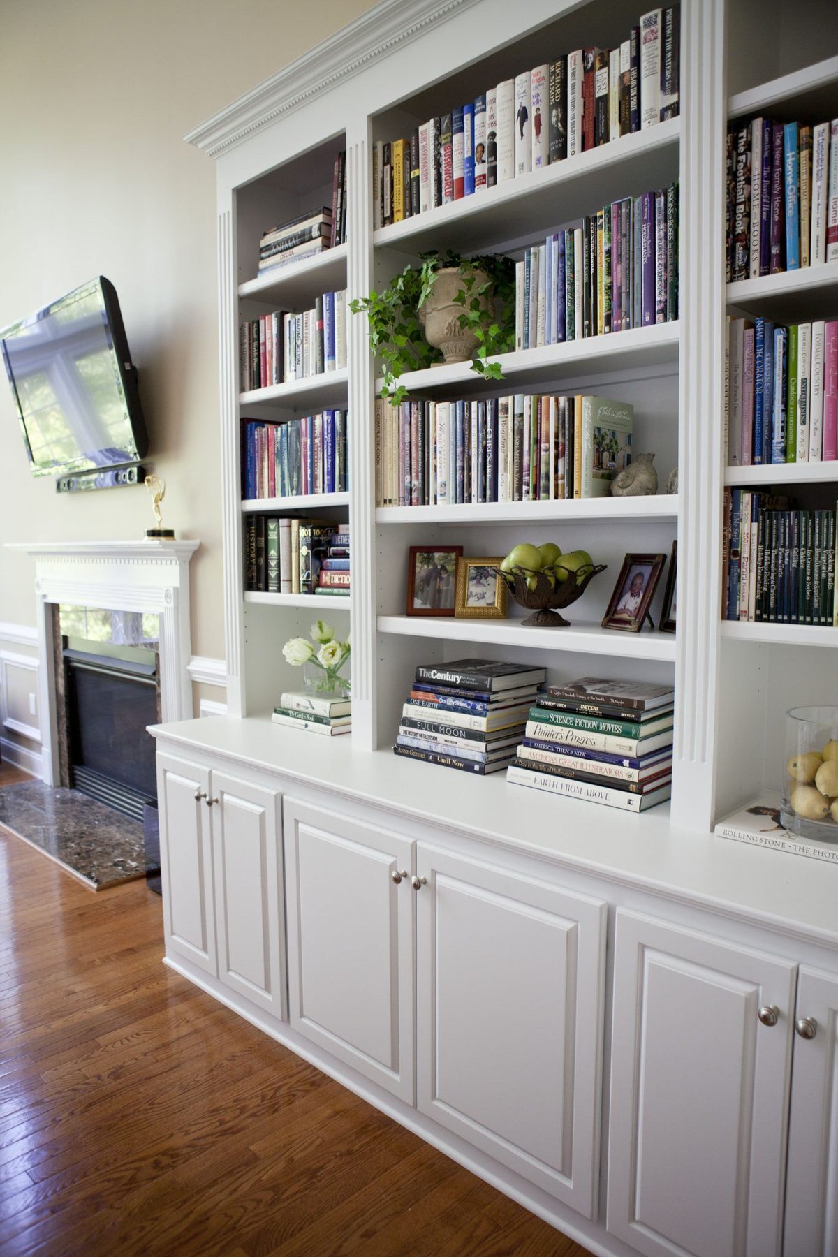Transform Your Space A 72" White Bookcase Can Make