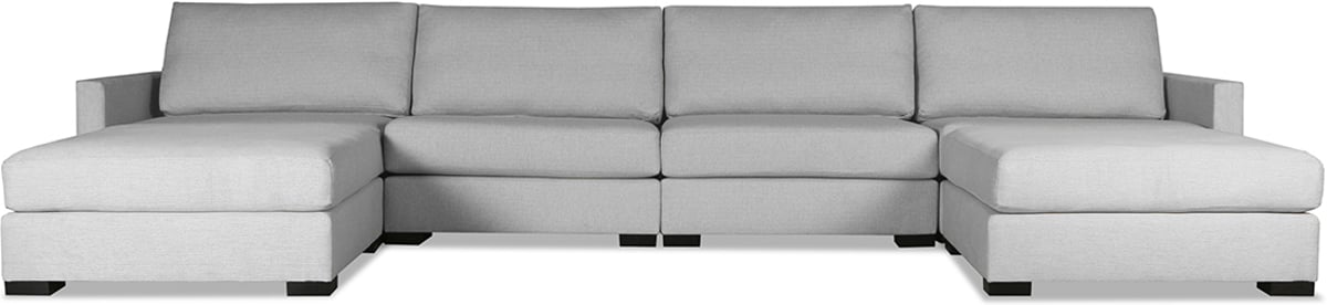 Understanding the Craftsmanship of the Nativa Interiors Hermes Grey Sectional