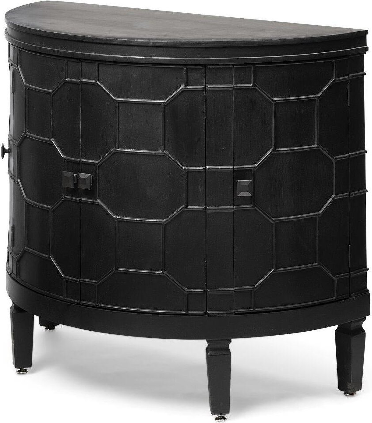 The Craftsmanship Behind Romers Black Fir Veneer Patterned Cabinets