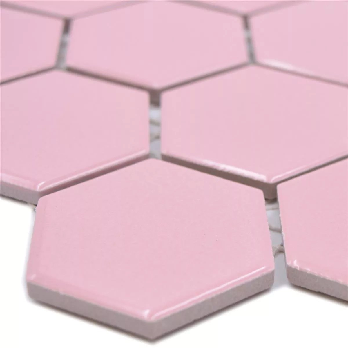 Creative Ways to Incorporate Pink Hexagonal Porcelain Tiles