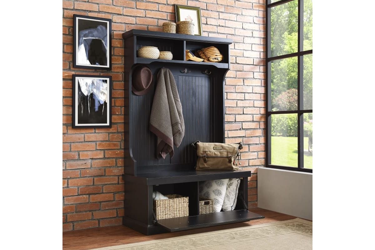 Choosing the Perfect Seaside Hall Tree Distressed Black vs. White