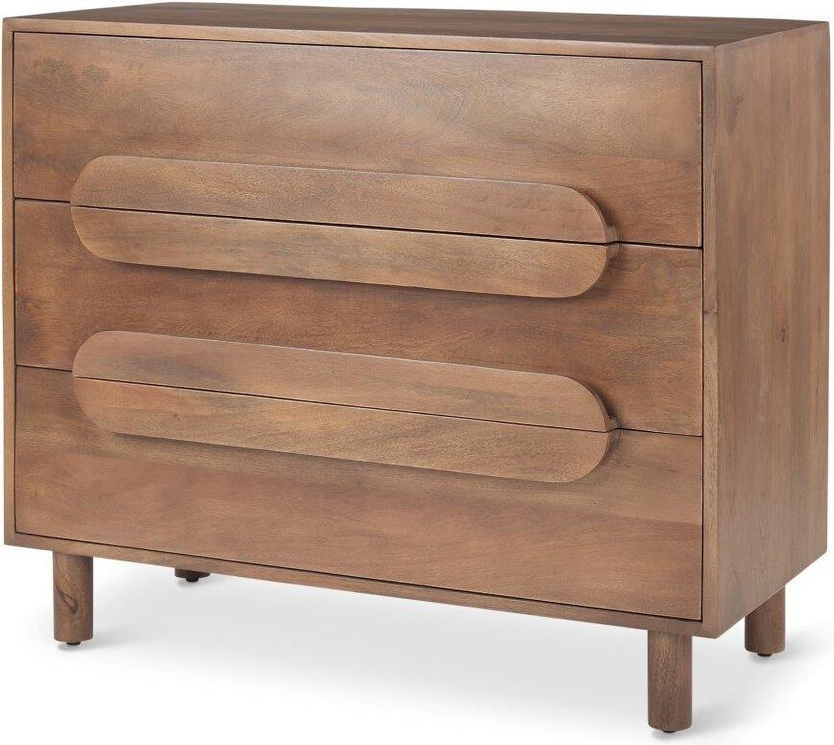 Unpacking the Charm of the Astrid Medium Brown Solid Wood Cabinet
