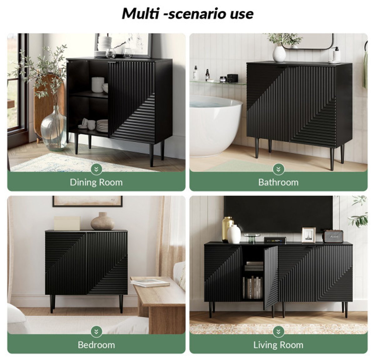 Understanding the Burkart 2-Door Accent Cabinet in Black for Your Space