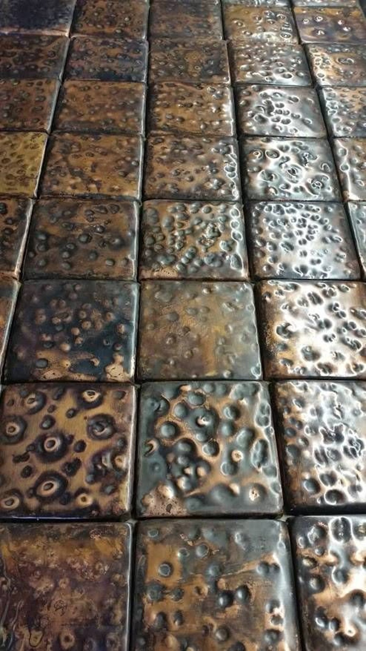 How to Best Incorporate Single 3"x6" Hammered Copper Tiles into Your Decor
