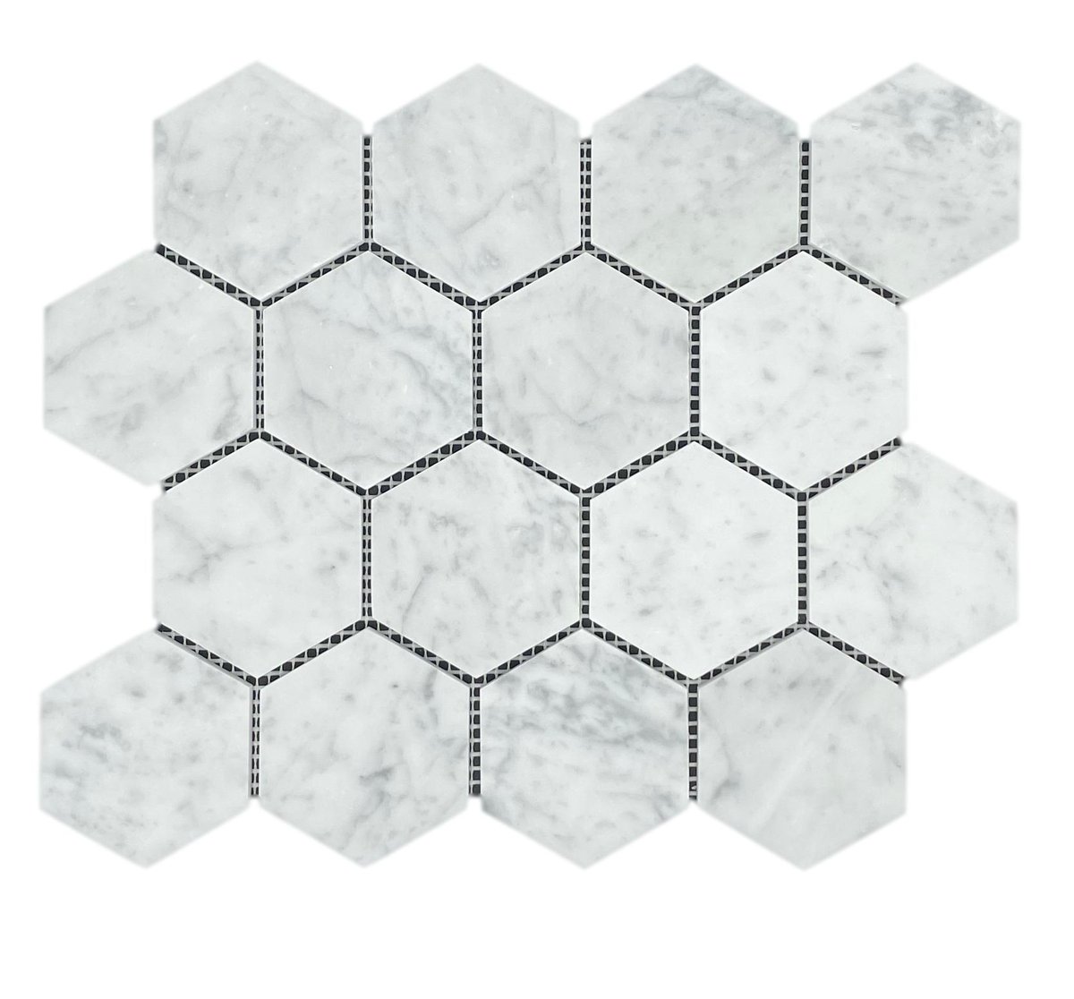 Understanding the Beauty and Durability of Honed Carrara Hex Tiles