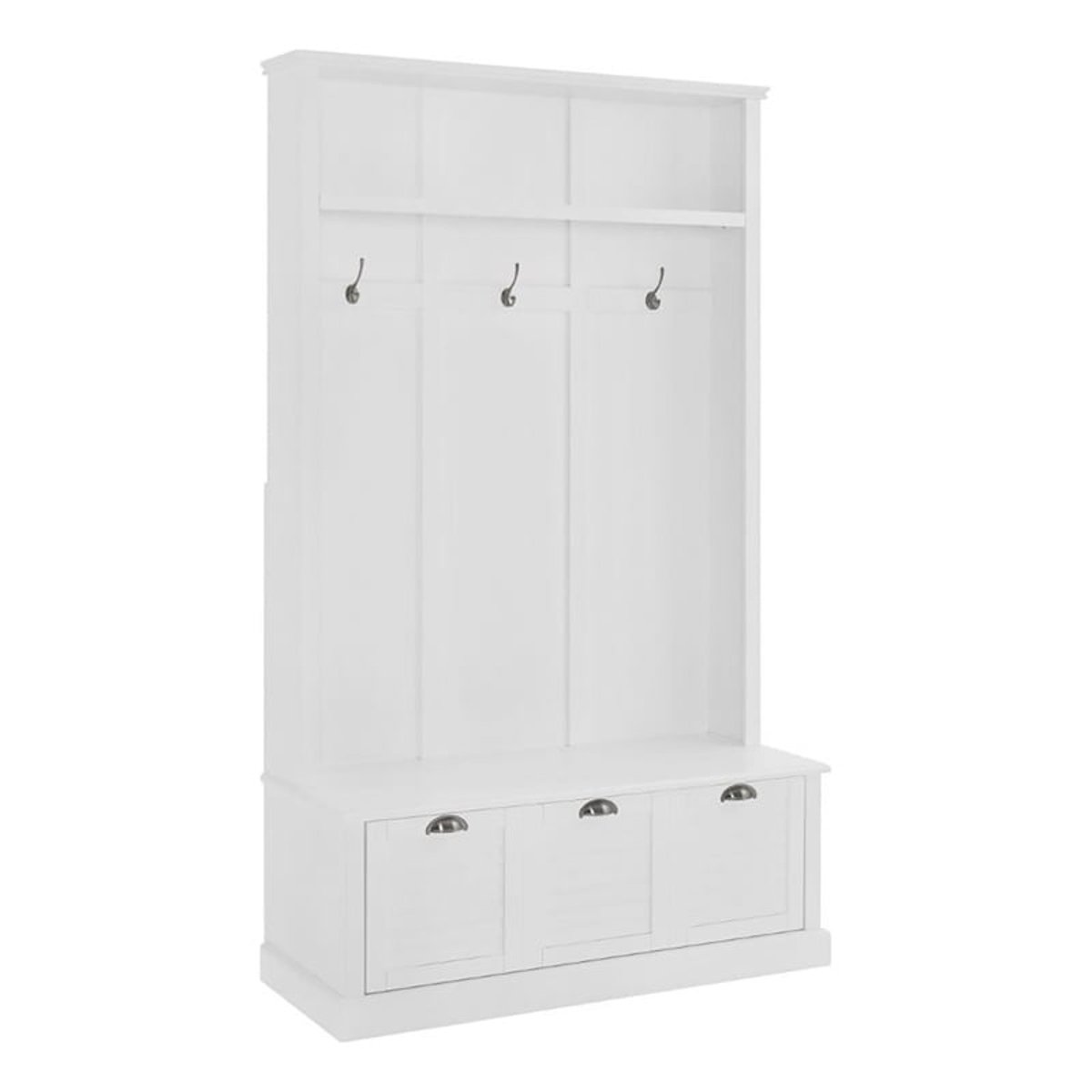 Unpacking the Charm of the Pemberly Row Hall Tree in White