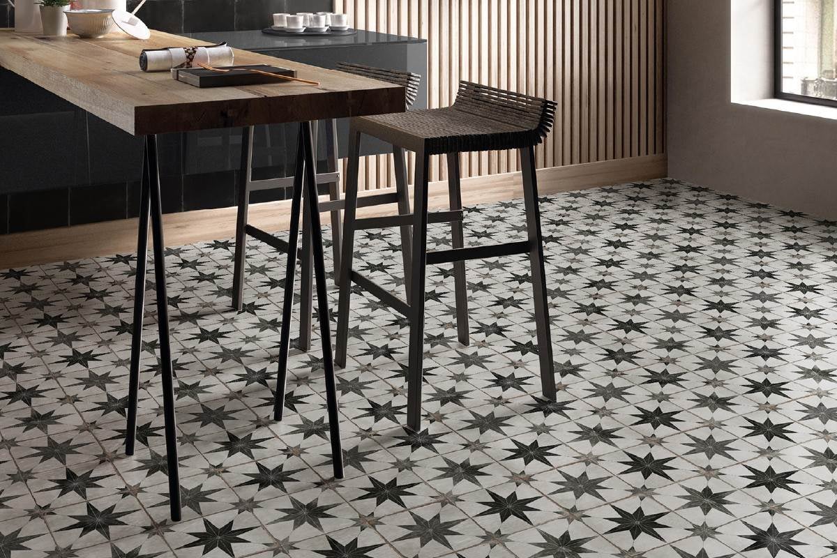 Stella Encaustic Porcelain Tile 'Night' Your Guide to Stylish Interiors