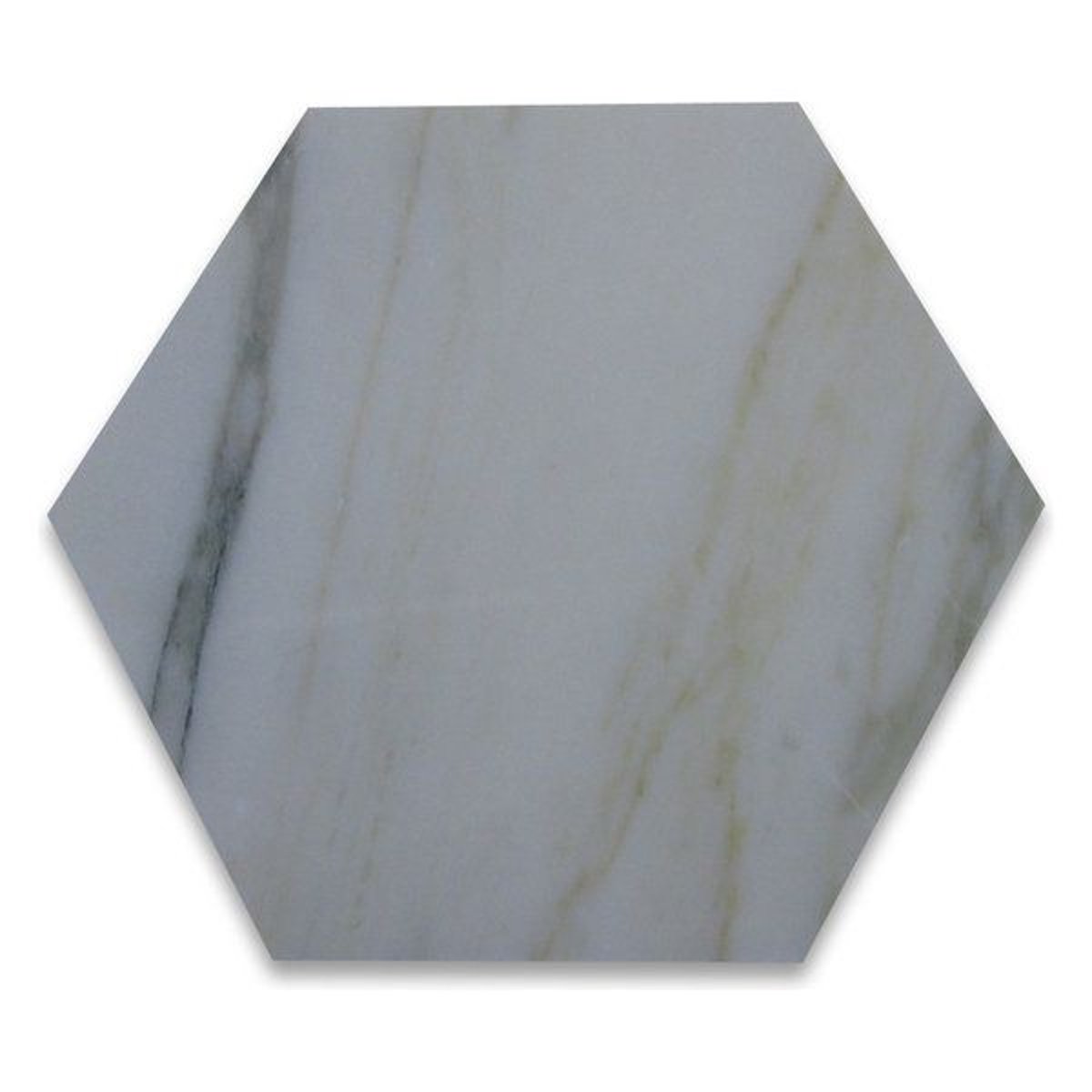 Transforming Spaces with 6-Inch Calacatta Gold Marble Hex Tiles
