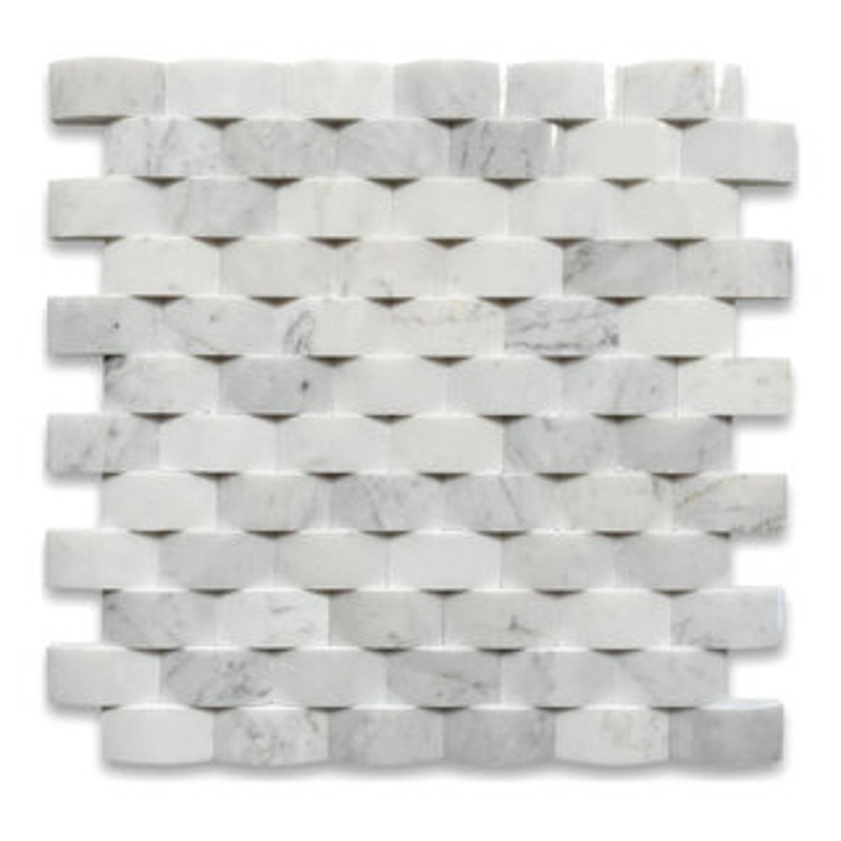 Transform Your Space with the Timeless Beauty of 3D Carrara Mosaics