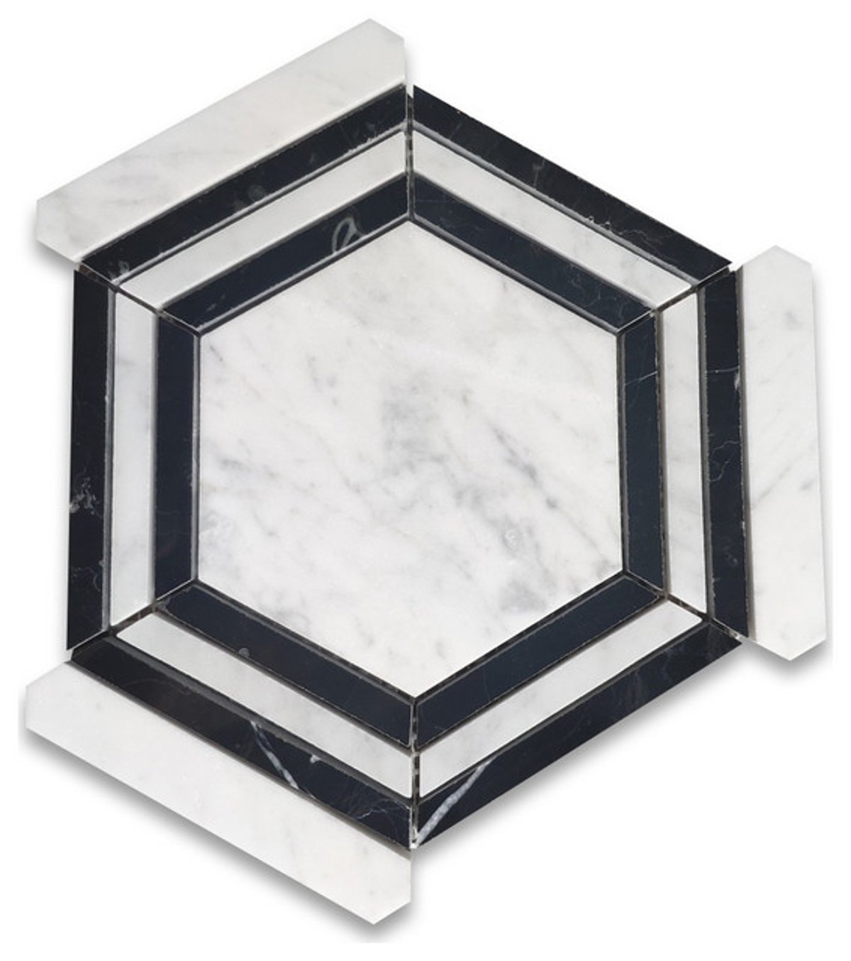 The Timeless Appeal of Carrara White Marble Hexagon Tiles in Your Home
