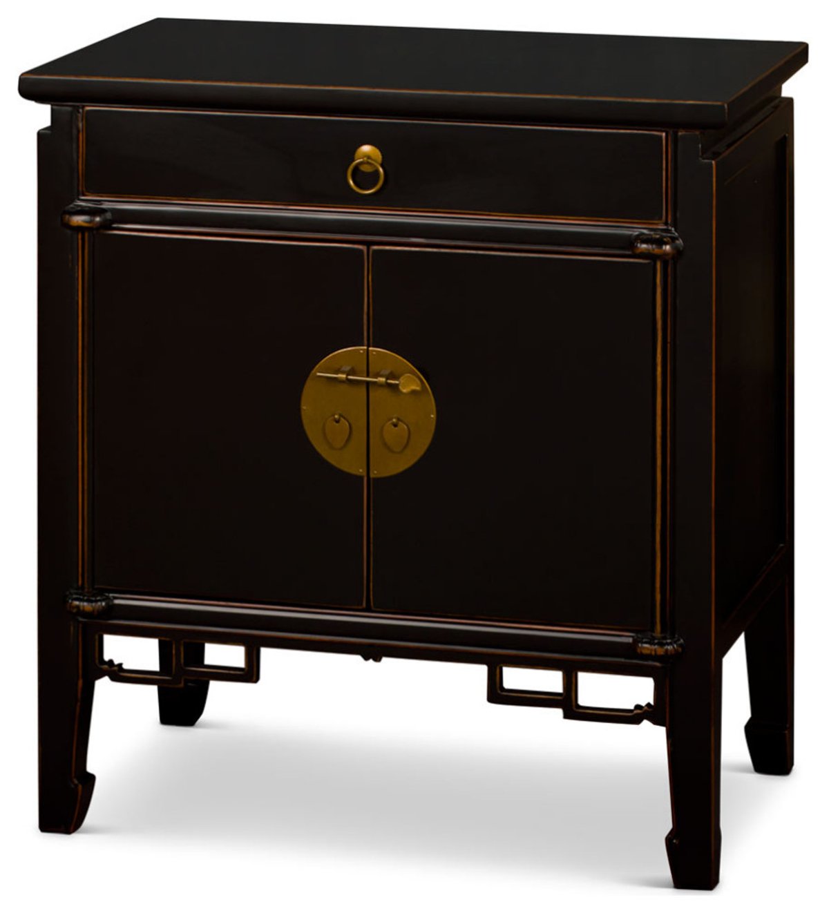 Understanding the Craftsmanship of Distressed Black Elmwood Oriental Peking Furniture