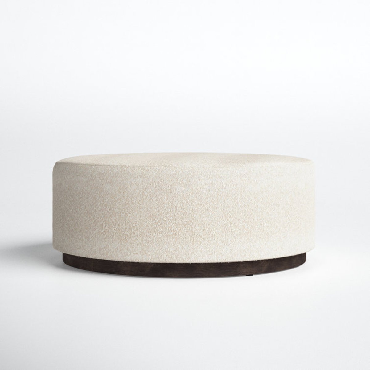 Creating Comfort and Elegance with 36" Champagne Cotton Blend Cocktail Ottoman Solutions