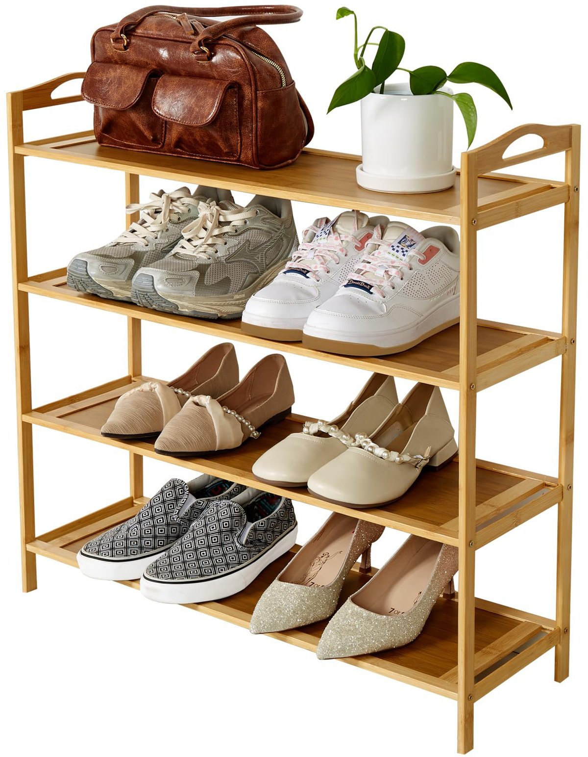 From Clutter to Calm Organizing Shoes and Coats with Bamboo Racks