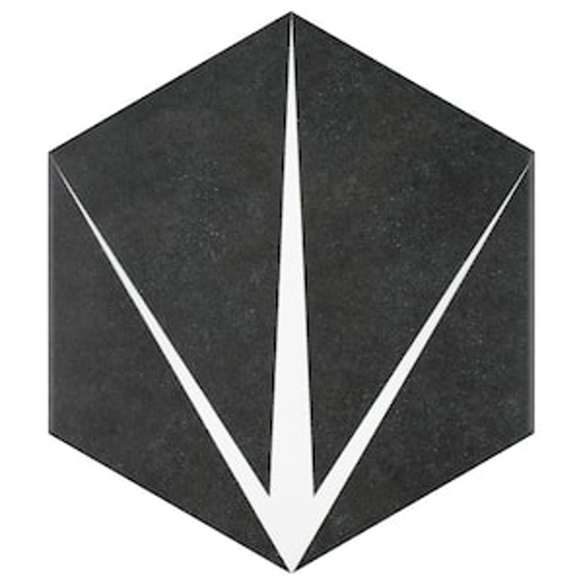 Why Trident Hex Porcelain Tiles in Nero are a Designer's Dream