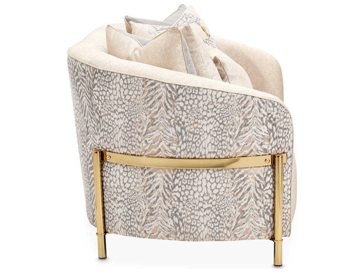 Integrating the Lisbon Loveseat Opal/Gold into Your Home Aesthetic