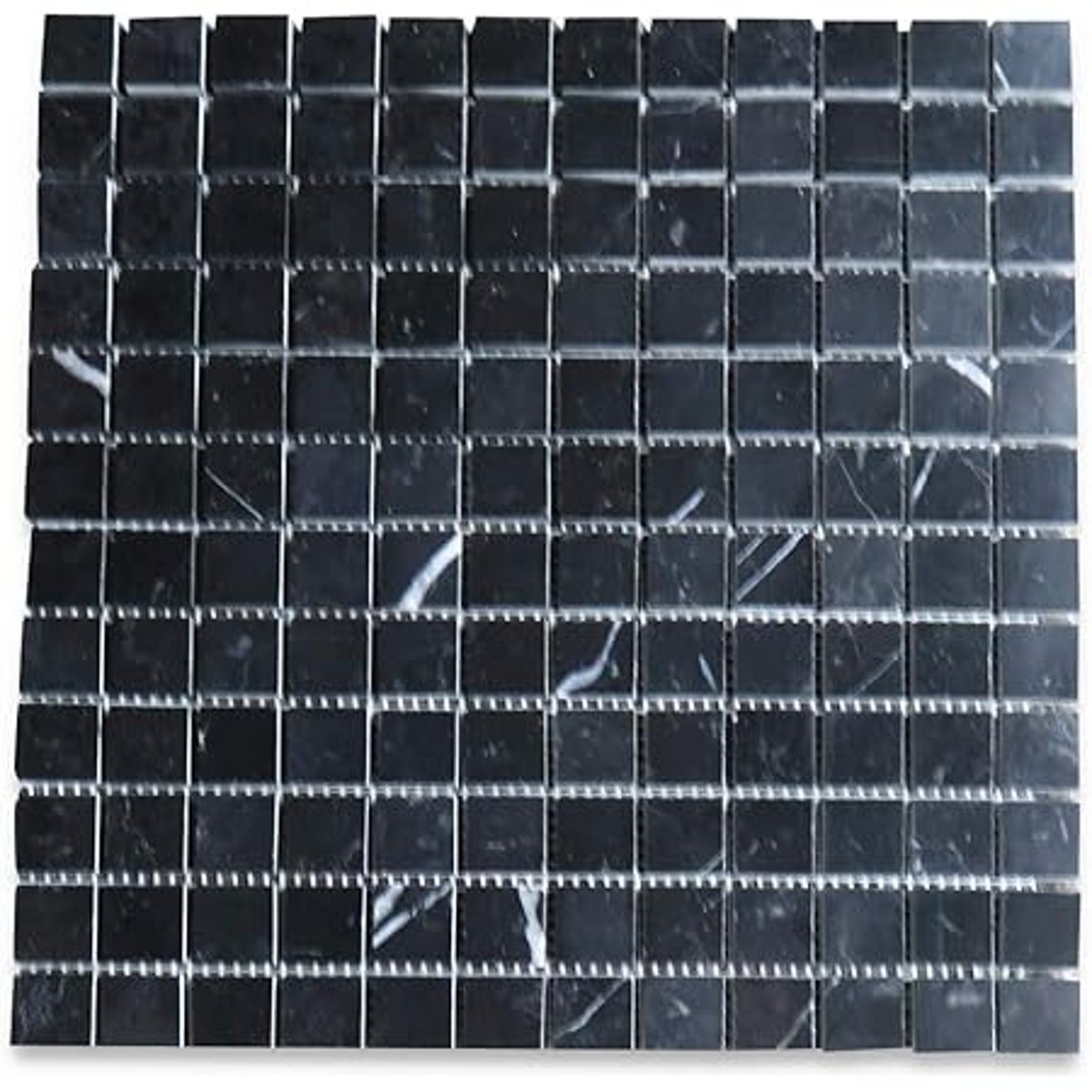 Achieving a Sophisticated Look Using Nero Marquina 4-inch Hexagon Bathroom Tile