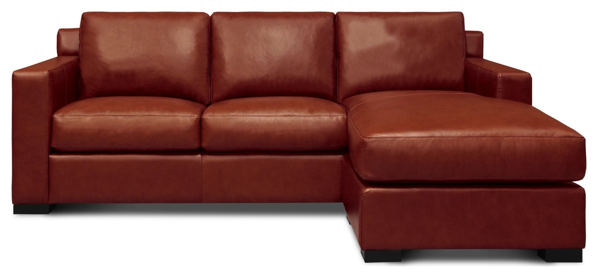 How the Santiago Leather Chaise Sectional Elevates Your Home Decor