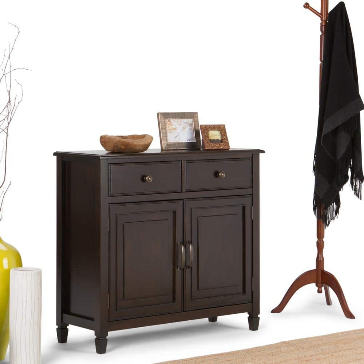 A Closer Look at the Connaught Solid Wood Entryway Cabinet