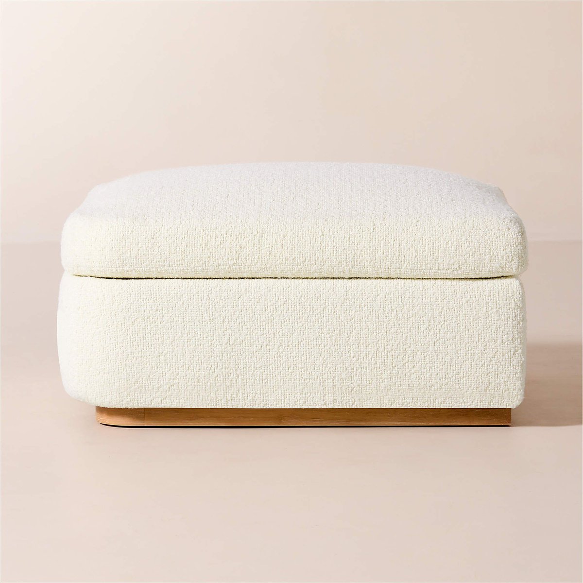 Delving Into the Texture and Detail of Safavieh Ivory Boucle Ottoman