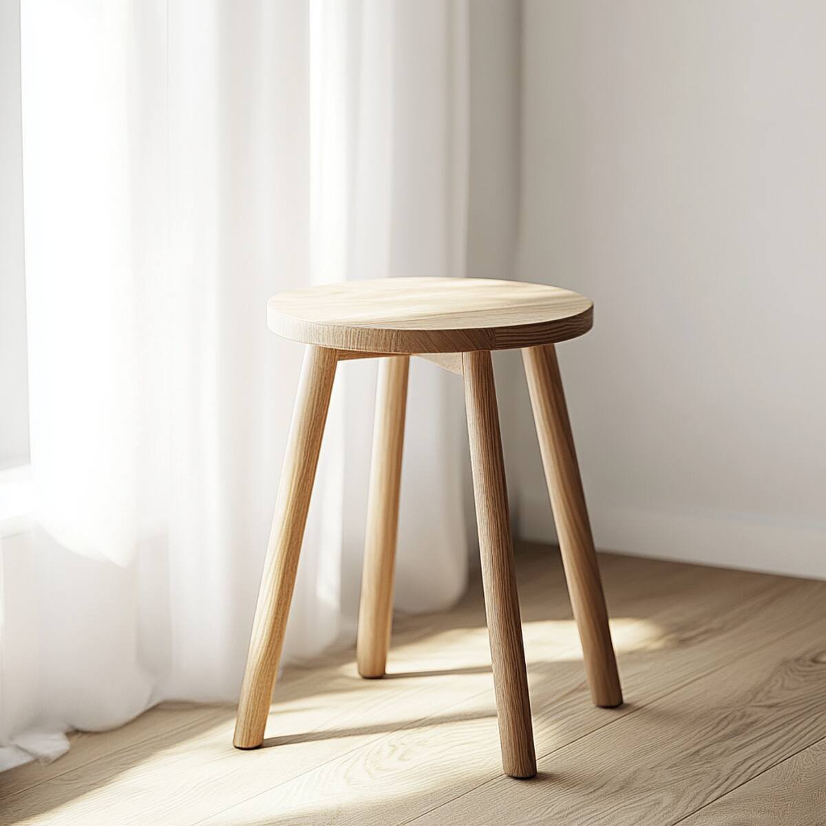The Art and Function of Minimalist Curved Foot Stool Design