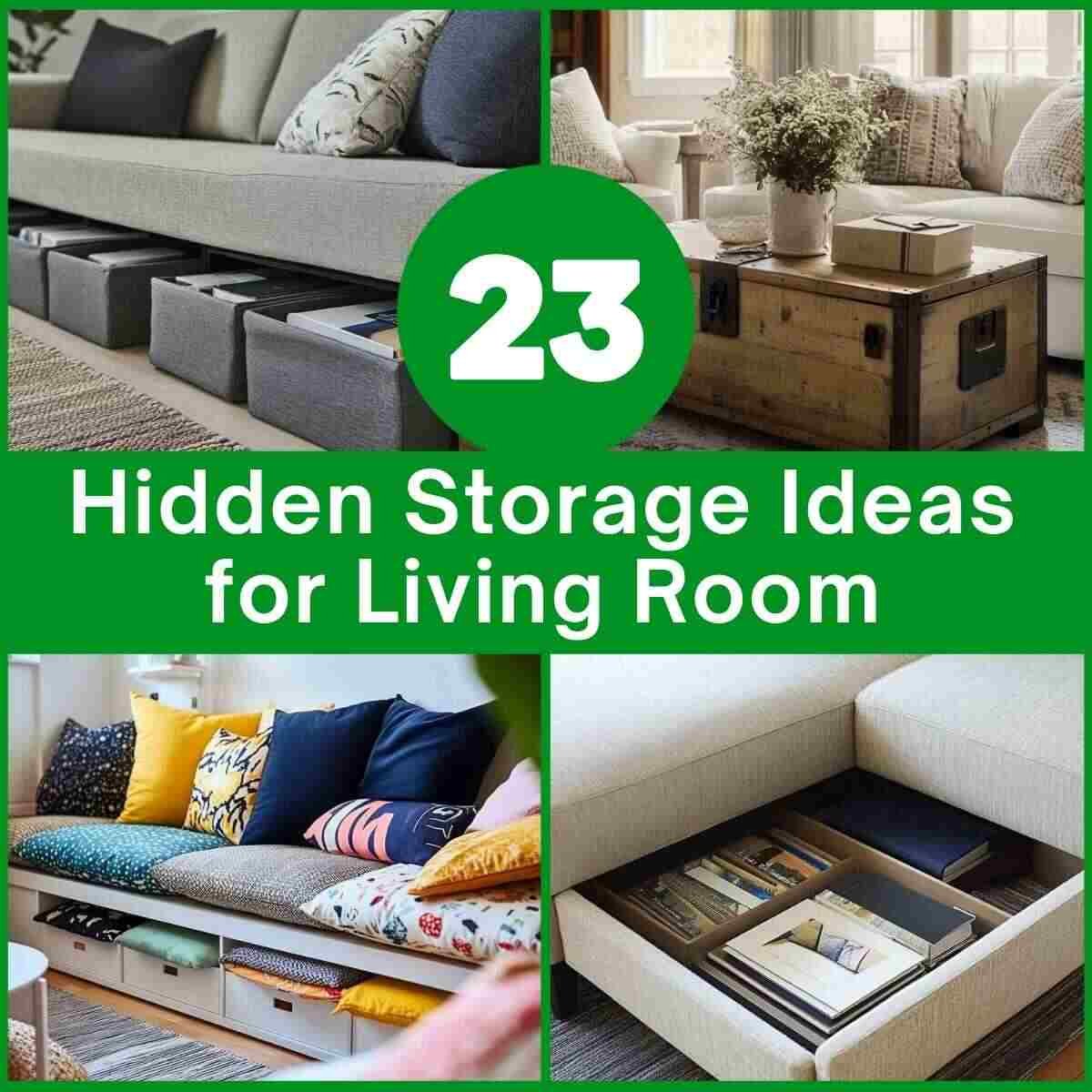Hidden Storage Solutions for Modern Urban Living