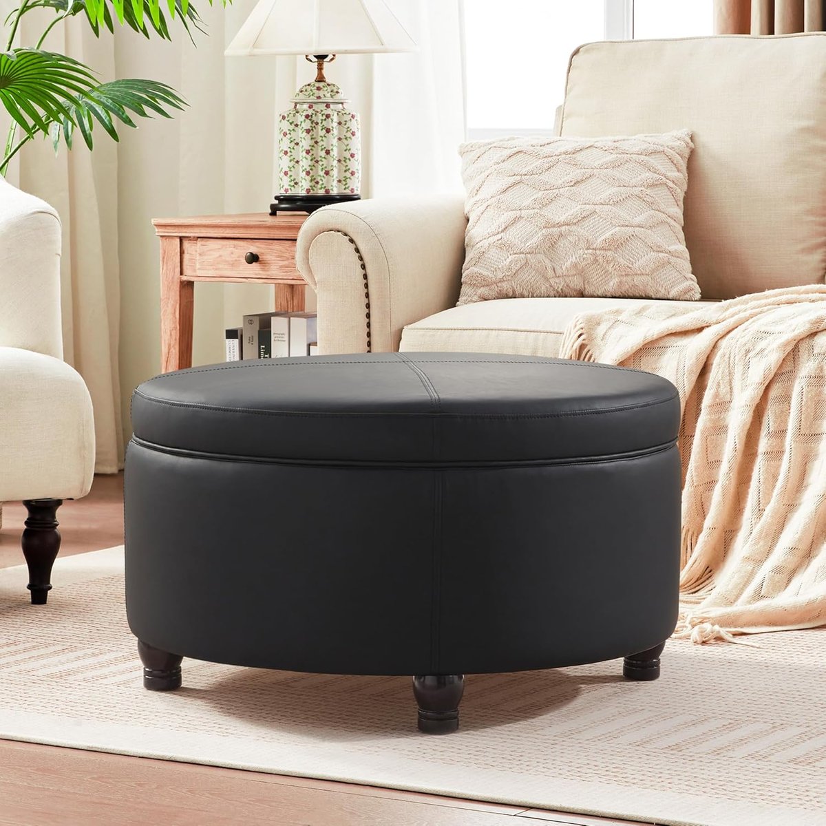 How this round ottoman can transform your living space functionality
