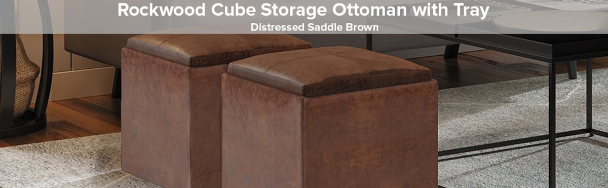 Designing with Purpose How Rockwood Cube Storage Ottoman Enhances Living Spaces