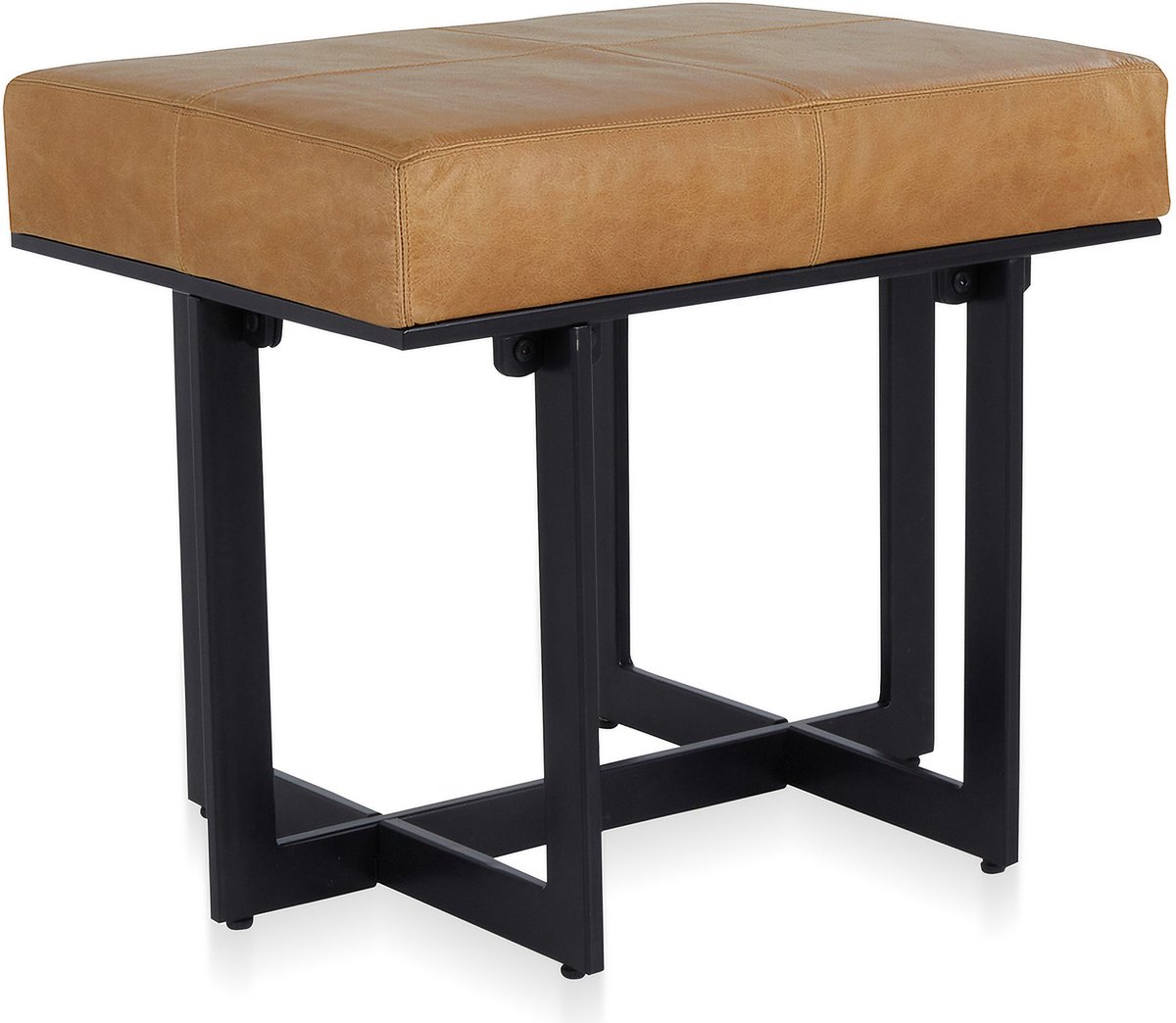 Authentic Insights into Calvin Leather Stool Chestnut Construction