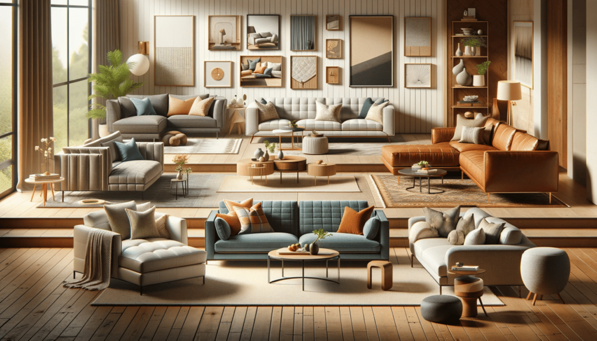 Choosing the right sofa material for your home's aesthetic needs