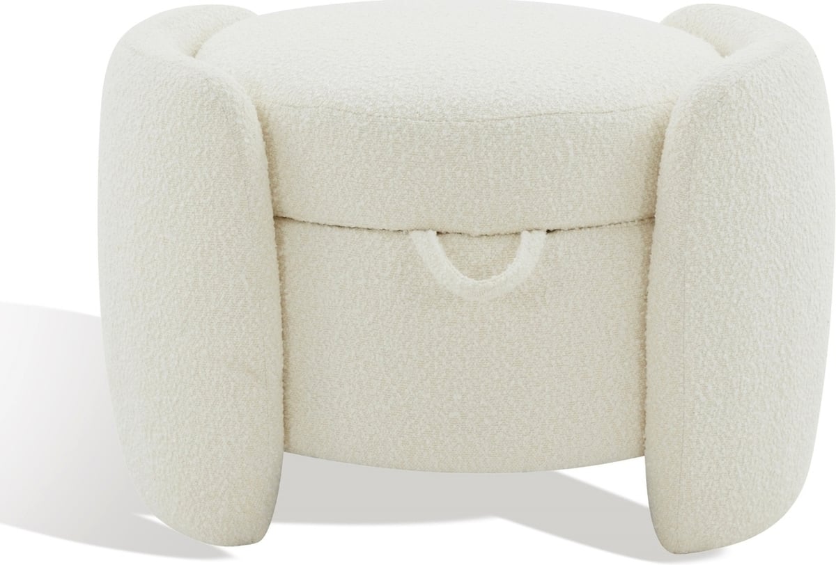 Understanding the Craftsmanship of Safavieh Danianna Boucle Ottoman Ivory