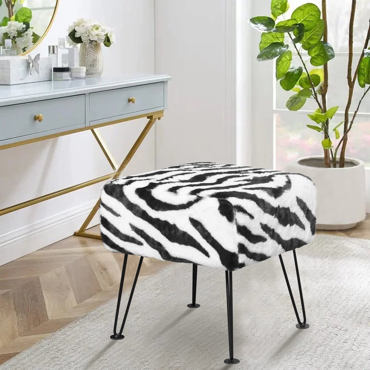 Mastering the Care and Maintenance of Zebra Faux Fur Ottoman for Longevity