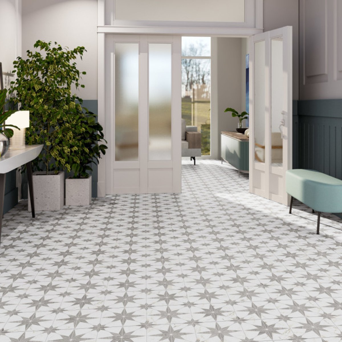 Exploring the Versatility of Llama Stella Loire's Noce Silver Porcelain Tile for Interior Spaces