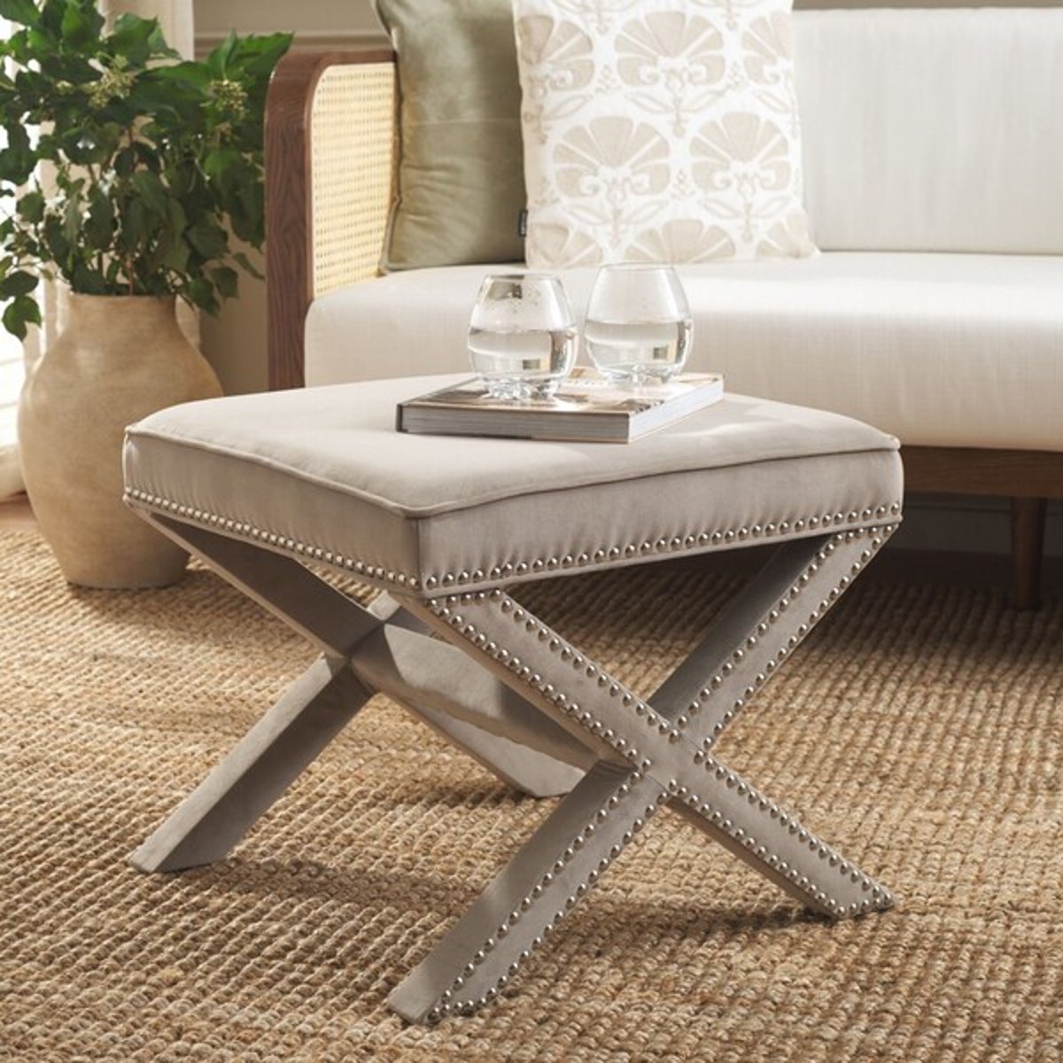 The Versatile Role of Safavieh Azai Ottoman in Contemporary Interior Design