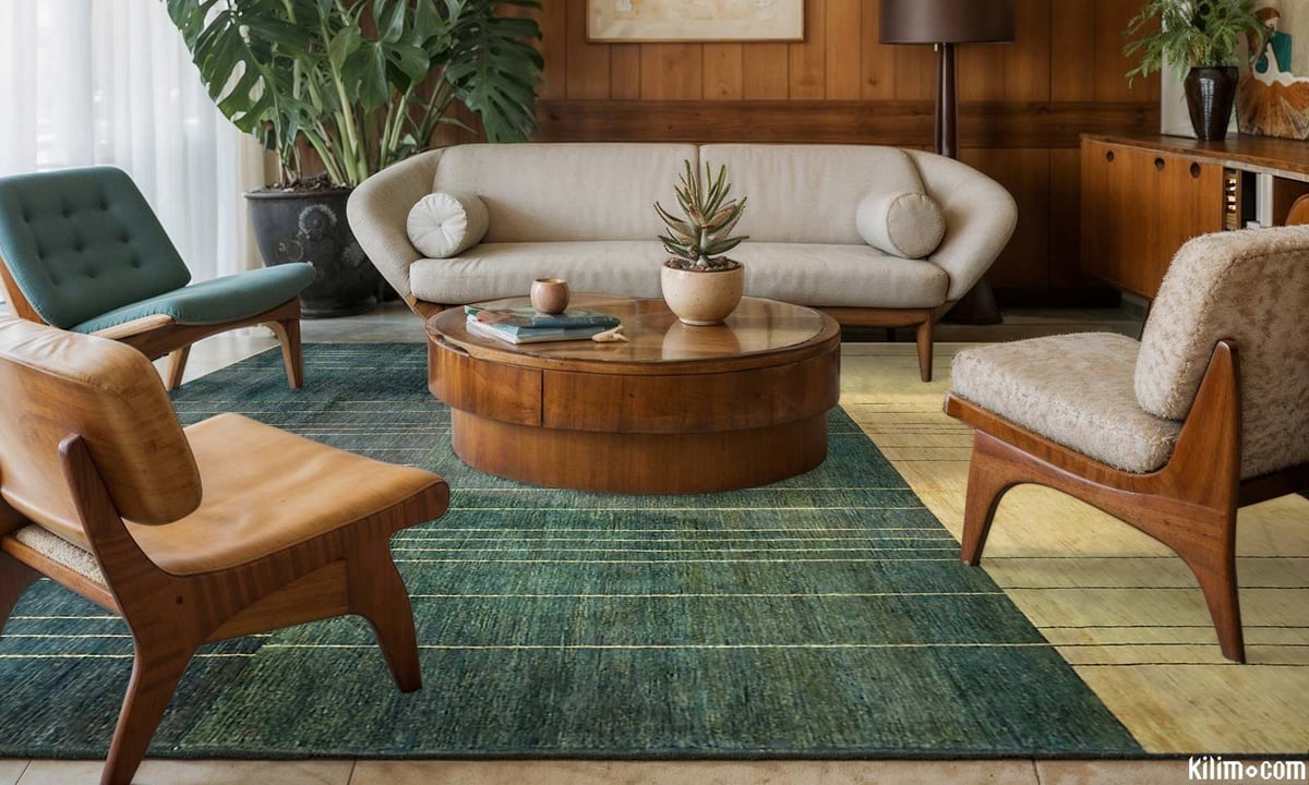 The Evolution of Midcentury Design Through Authentic Leather Ottoman Collections