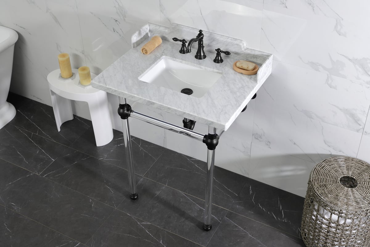 Understanding the Kingston Brass LMS30MBSQ Pemberton bathroom basin installation process