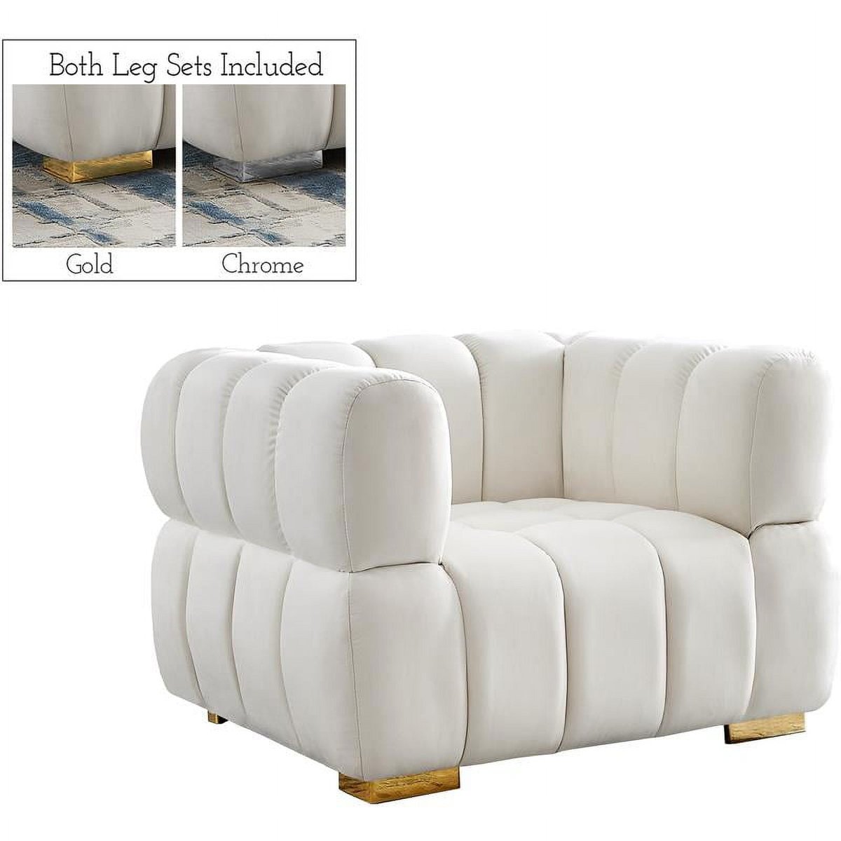 Creating comfort and style with cream velvet seating