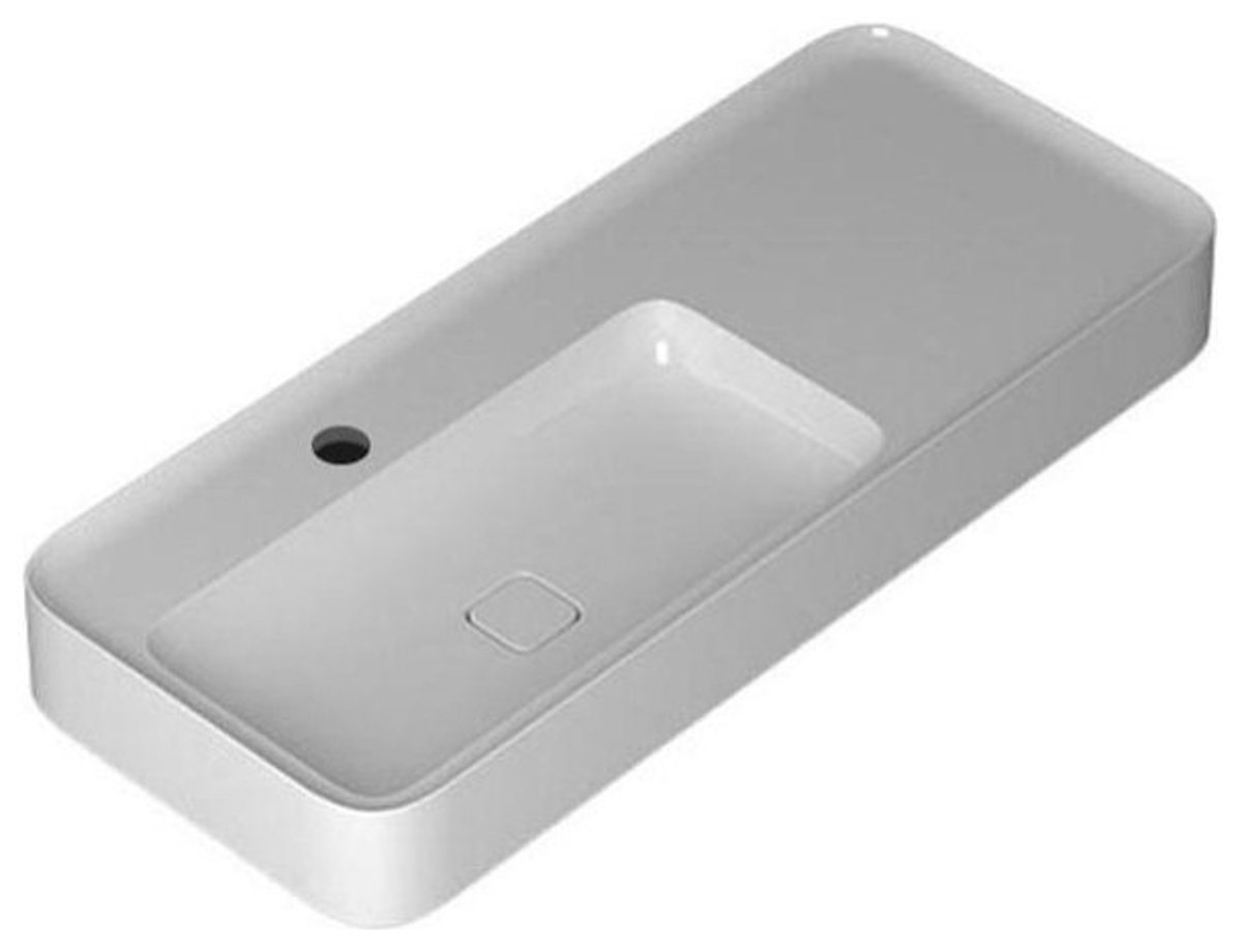 How the WS Bath Collections Cameo 47-316 Rectangular Glossy White Enhances Bathroom Aesthetics