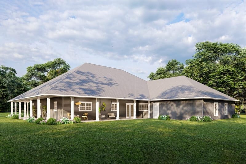 1 story farmhouse with wrap around porch 4