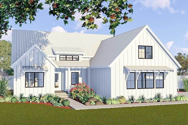 1 story modern farmhouse plans 2