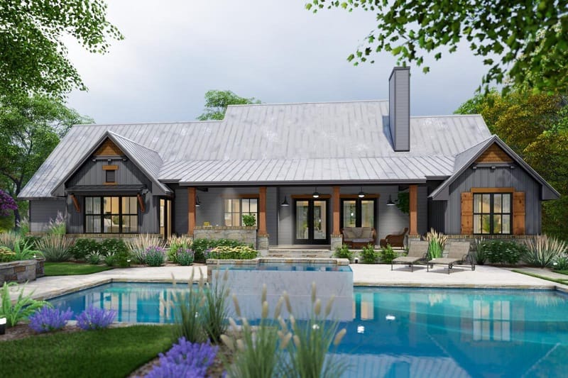 1 story modern farmhouse plans 2