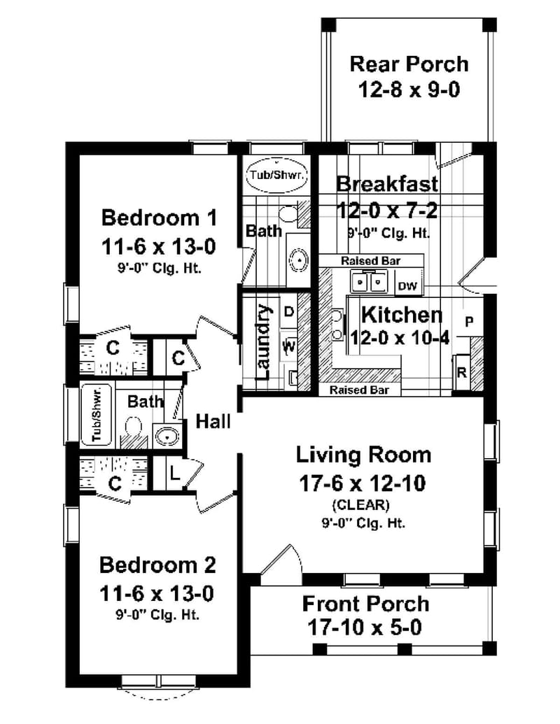 1100 sq ft floor plans 3